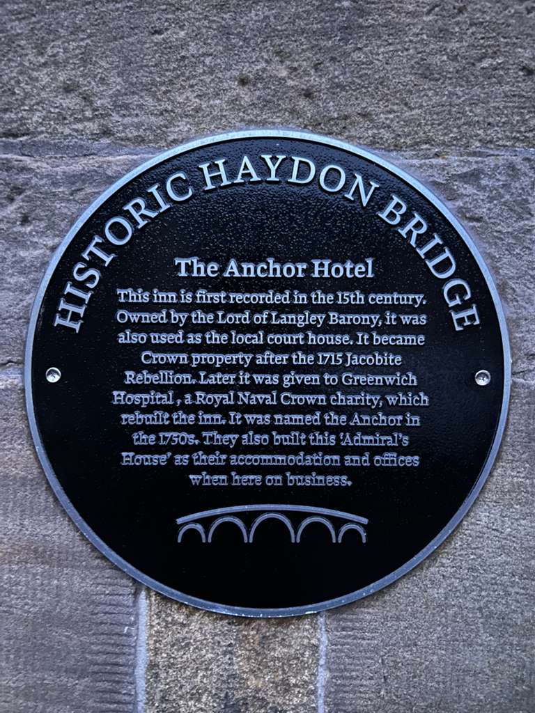Heritage plaque at The Anchor Hotel